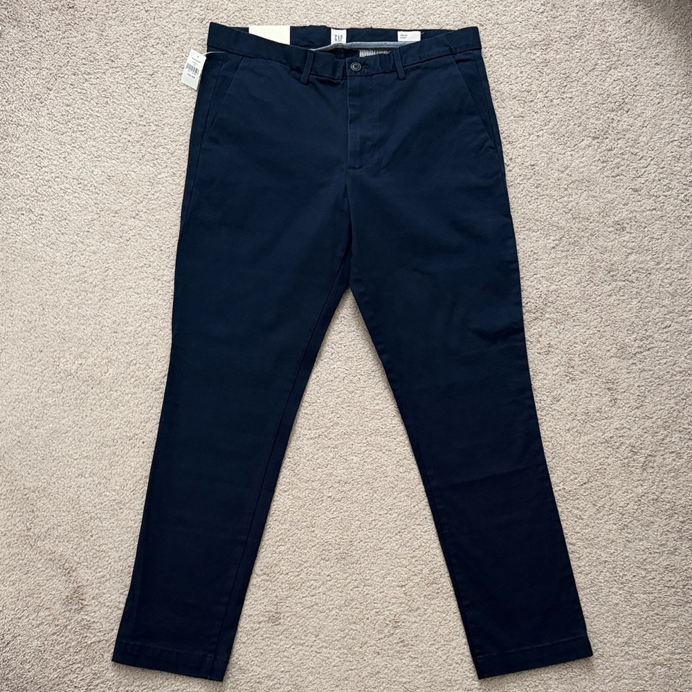 GAP Men's Navy Skinny Chinos